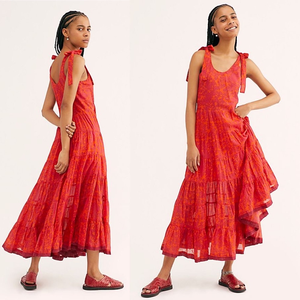 Kika’s Printed Midi Dress by Free People